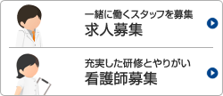 一緒に働くスタッフを募集 求人案内